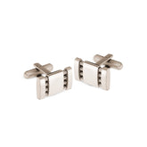 Stainless Steel Cuff Links with Cable